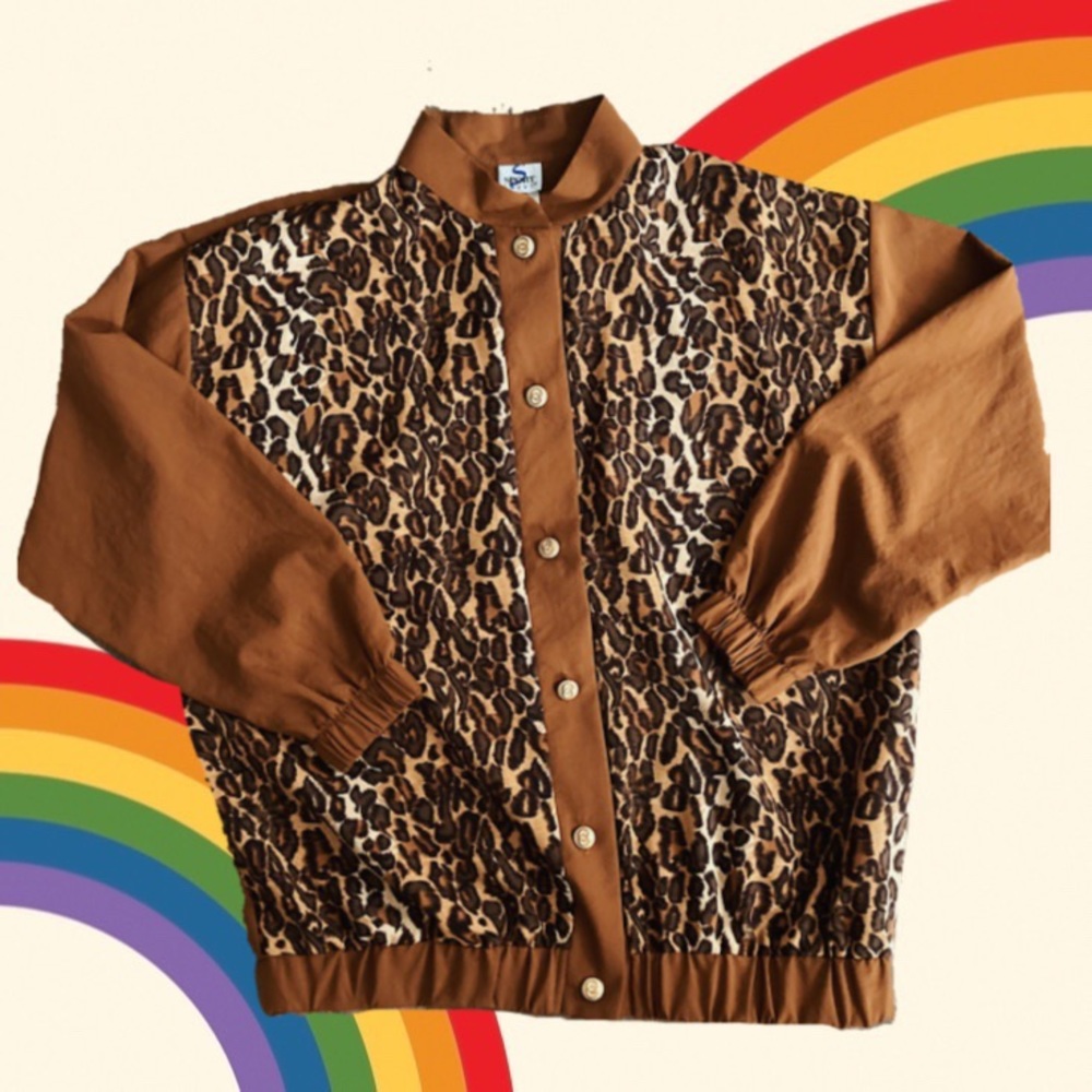 Vintage Cheetah Blouse